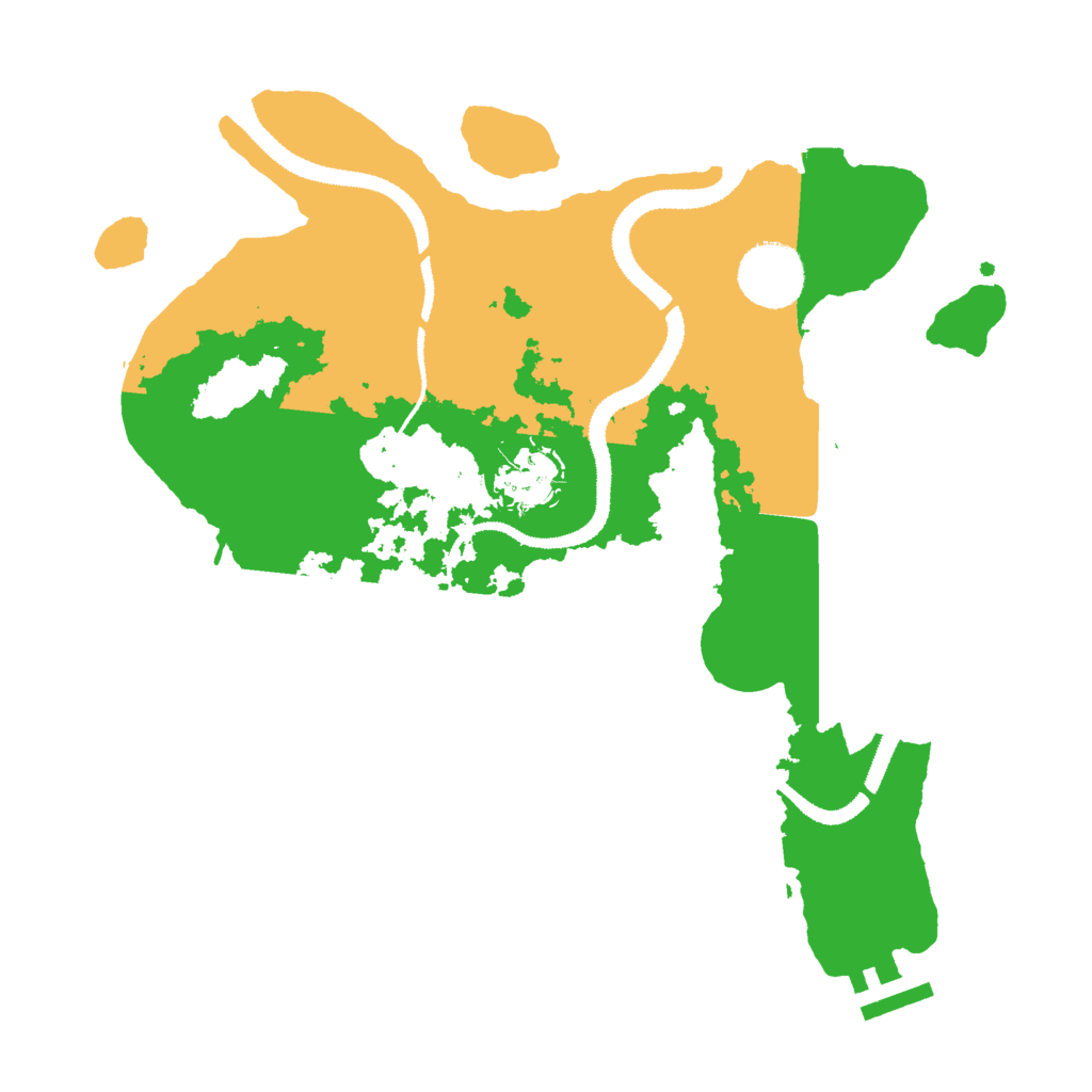 Biome Rust Map: Procedural Map, Size: 3000, Seed: 560765712