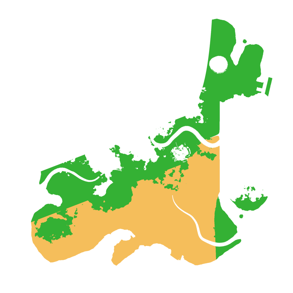 Biome Rust Map: Procedural Map, Size: 3000, Seed: 913414008