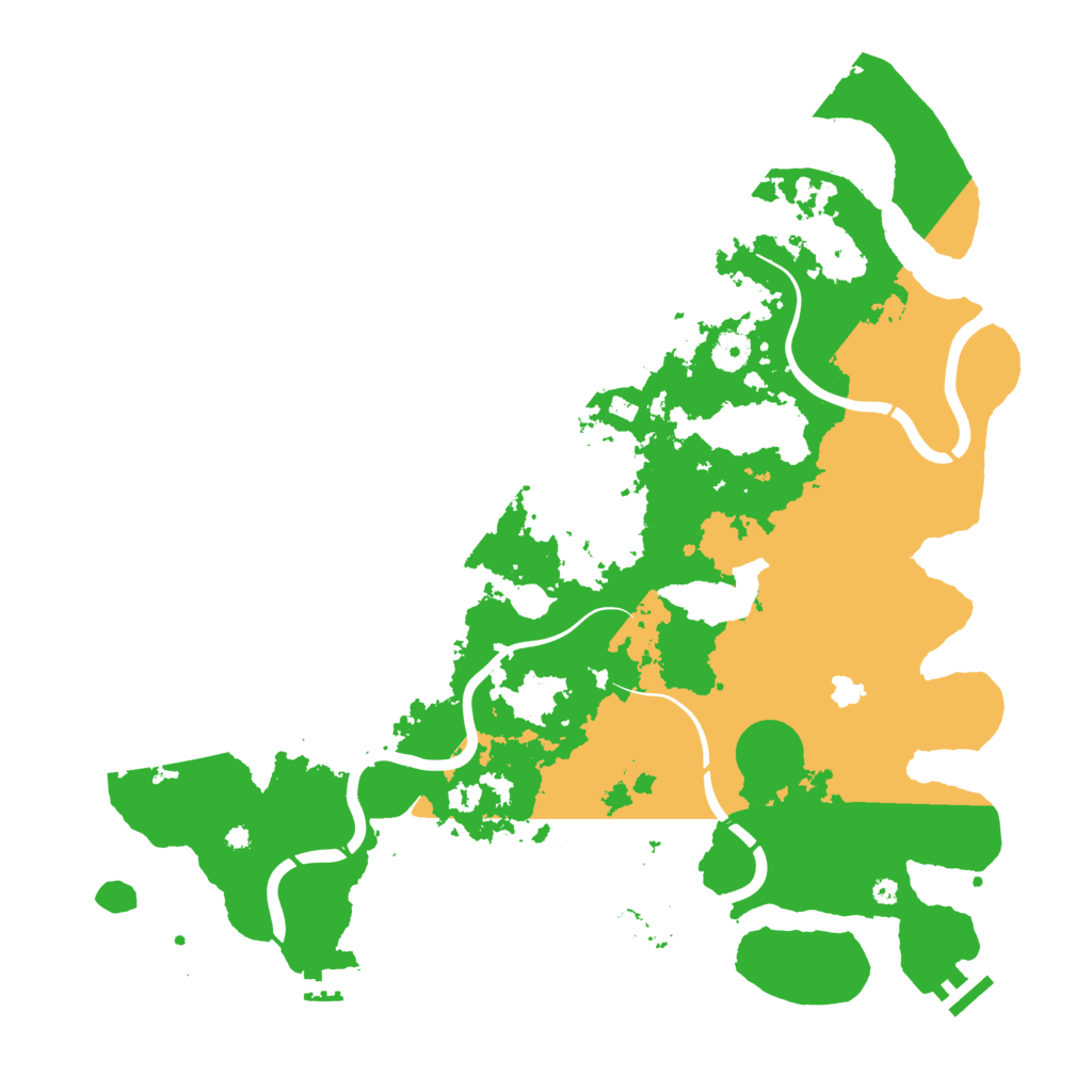 Biome Rust Map: Procedural Map, Size: 4250, Seed: 390374978
