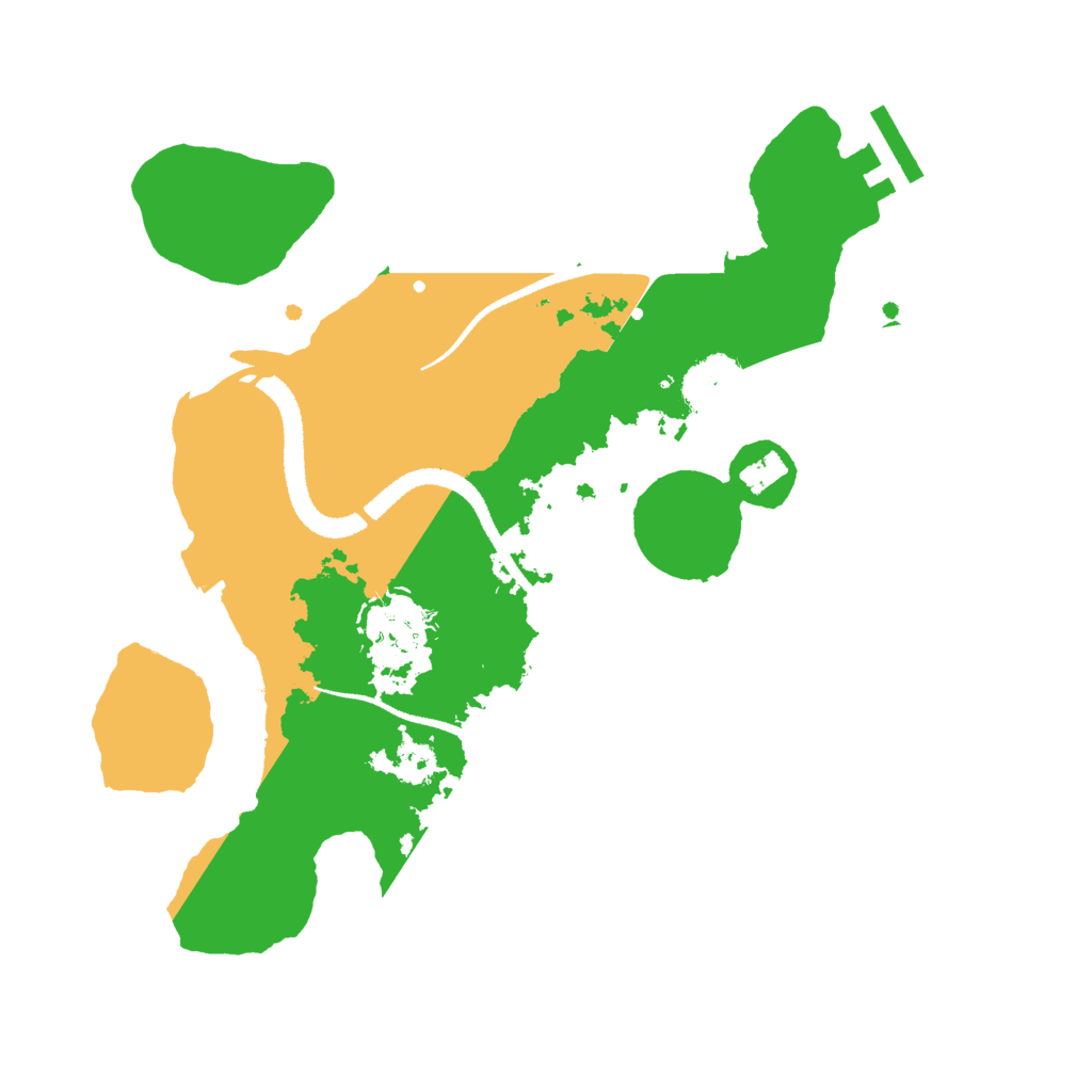 Biome Rust Map: Procedural Map, Size: 2700, Seed: 1784376086