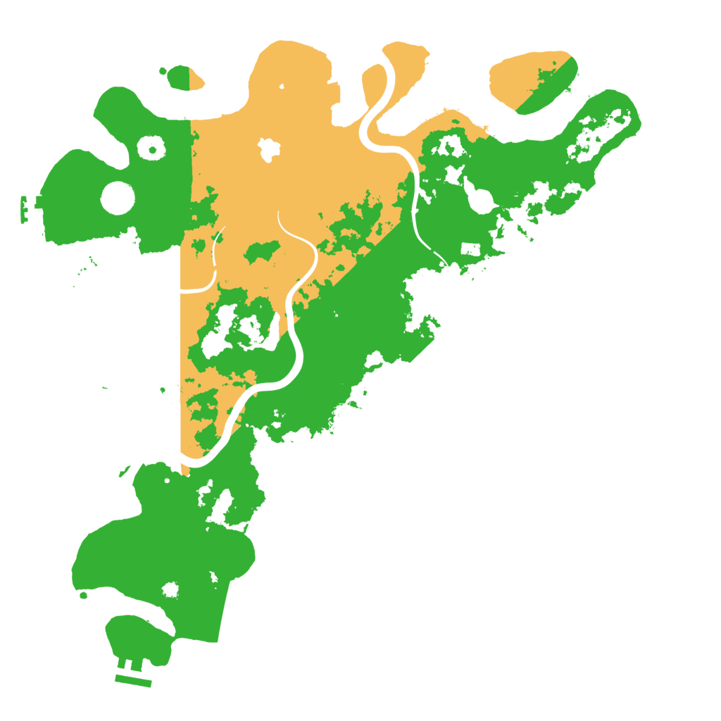Biome Rust Map: Procedural Map, Size: 4000, Seed: 496998414