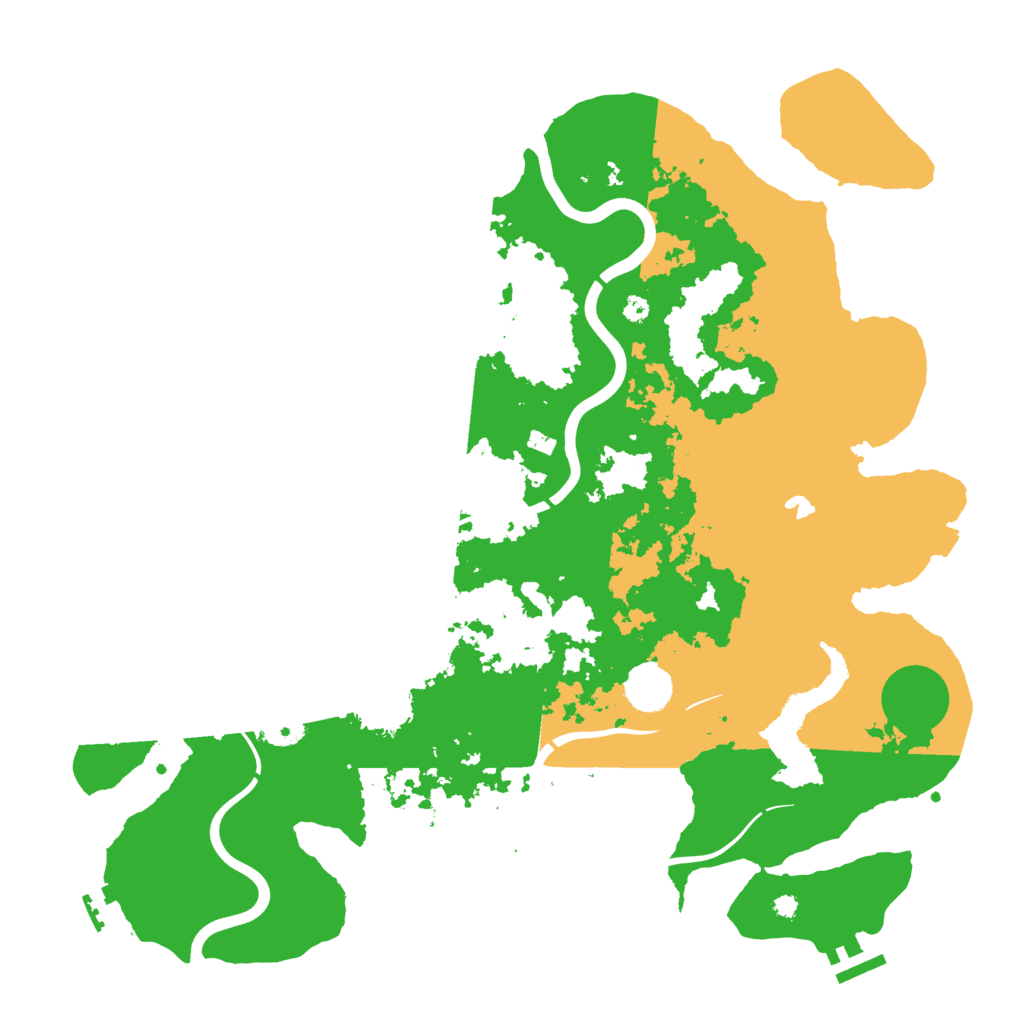 Biome Rust Map: Procedural Map, Size: 4000, Seed: 2074331017