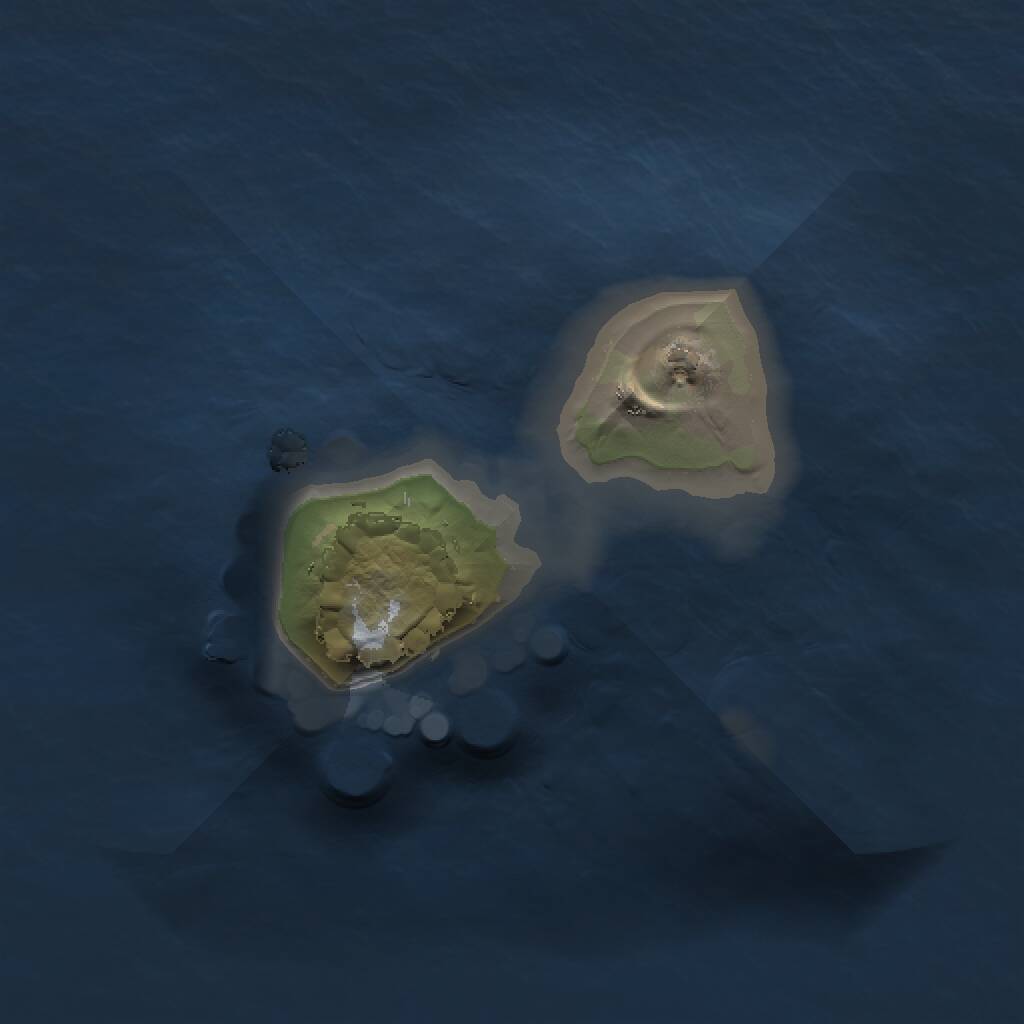 Rust Map: Procedural Map, Size: 1000, Seed: 288113765, 1 Monuments