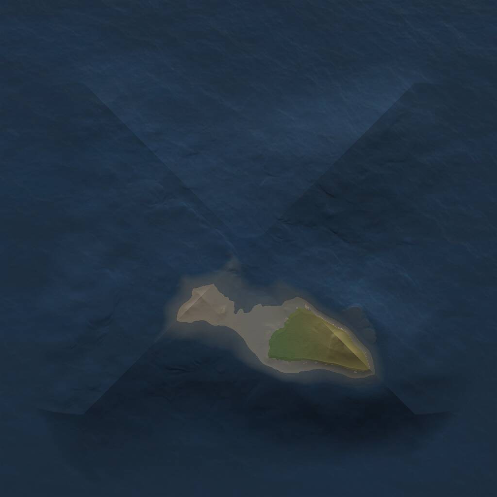 Rust Map: Procedural Map, Size: 1000, Seed: 590459820, 1 Monuments