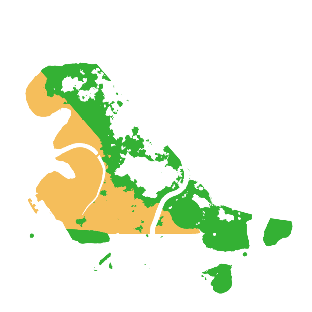 Biome Rust Map: Procedural Map, Size: 2900, Seed: 1425888053