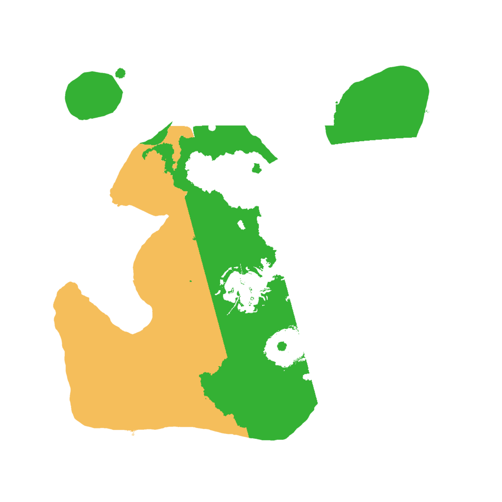 Biome Rust Map: Procedural Map, Size: 2000, Seed: 75432
