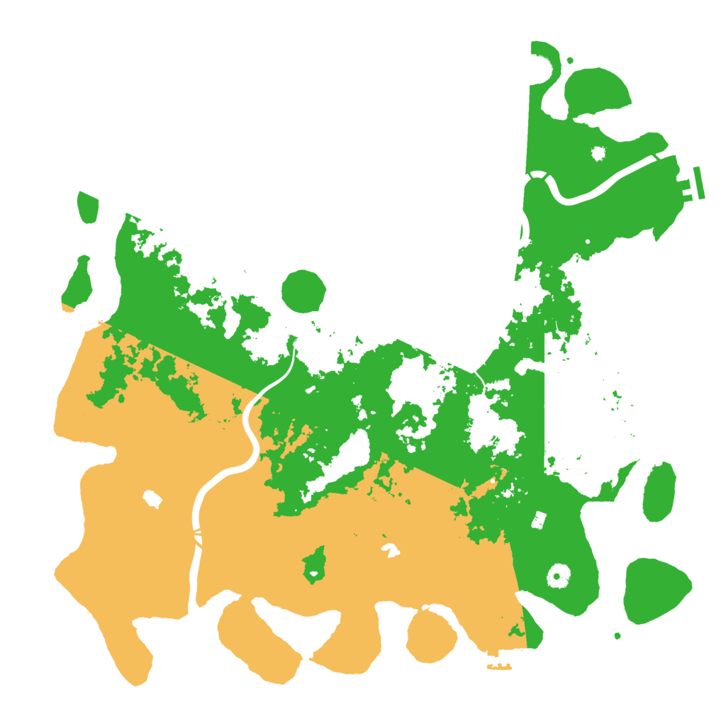 Biome Rust Map: Procedural Map, Size: 4500, Seed: 1383020701