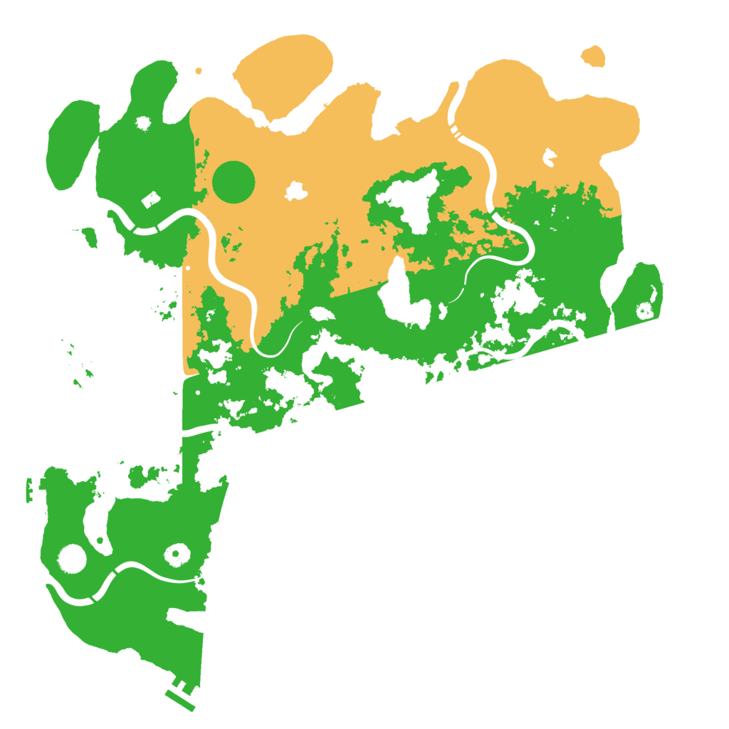 Biome Rust Map: Procedural Map, Size: 4500, Seed: 2234