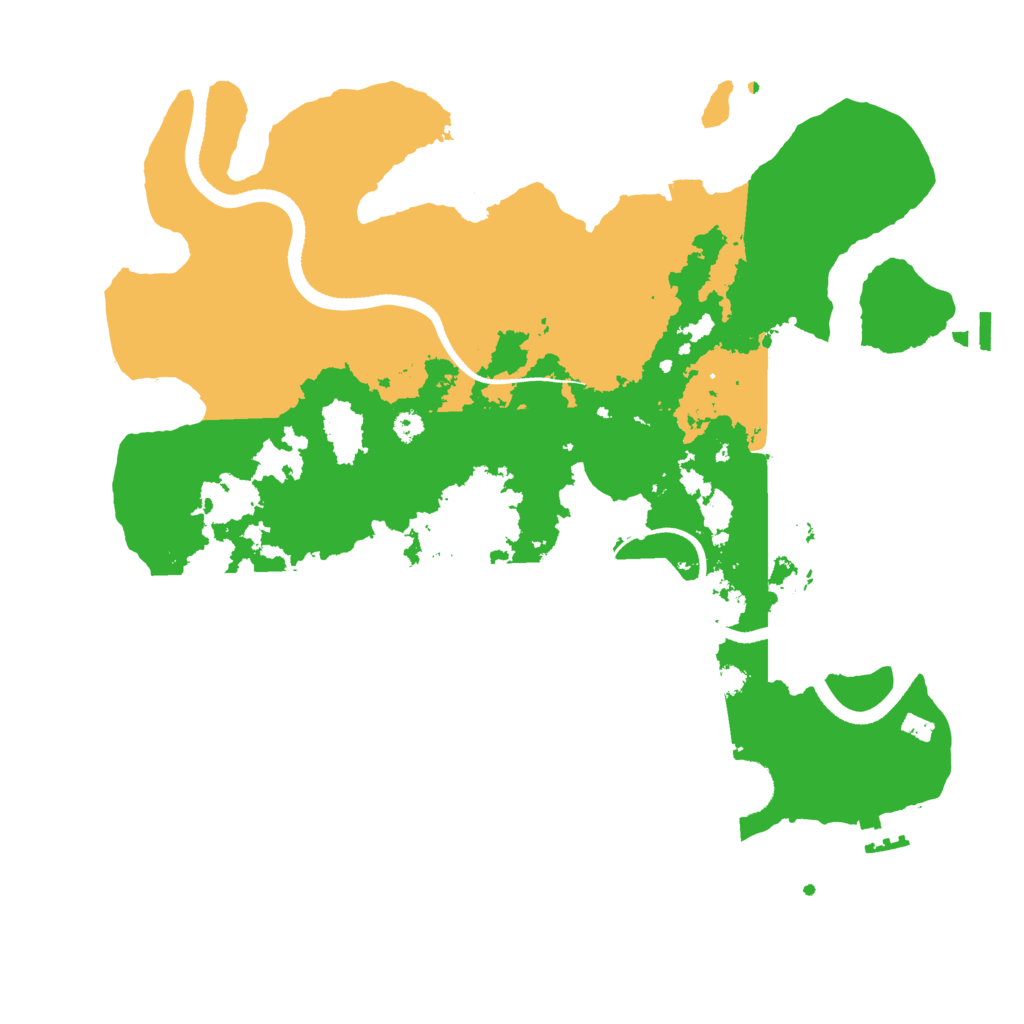 Biome Rust Map: Procedural Map, Size: 3500, Seed: 216443008
