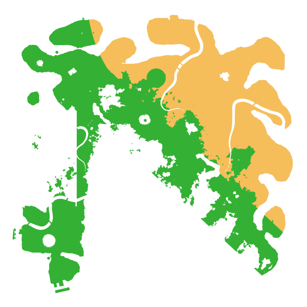 Biome Rust Map: Procedural Map, Size: 4250, Seed: 159183706