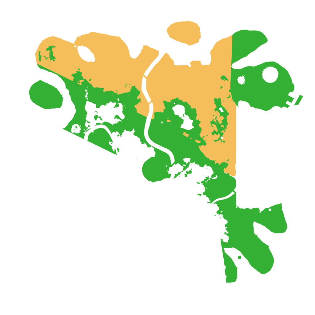 Biome Rust Map: Procedural Map, Size: 3500, Seed: 1881915202