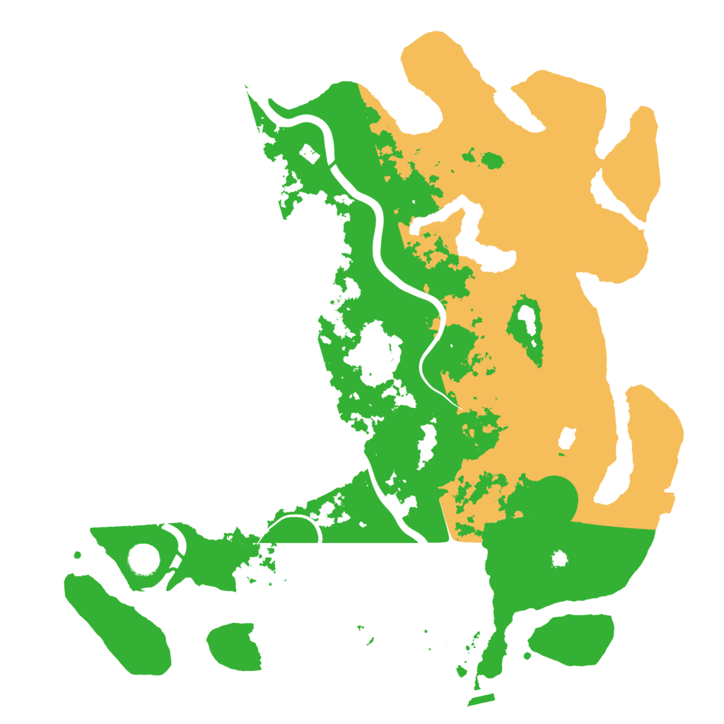 Biome Rust Map: Procedural Map, Size: 4000, Seed: 2026071802