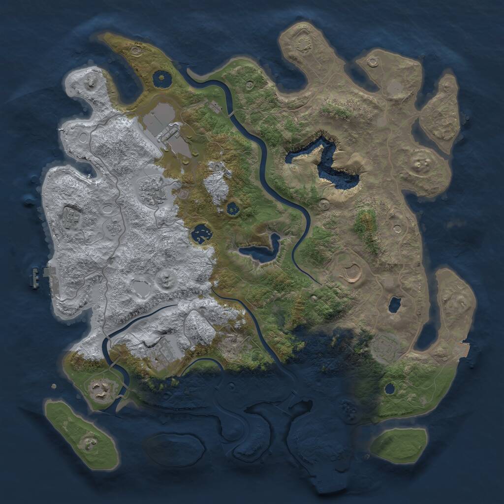 Rust Map: Procedural Map, Size: 4000, Seed: 2026071802, 14 Monuments