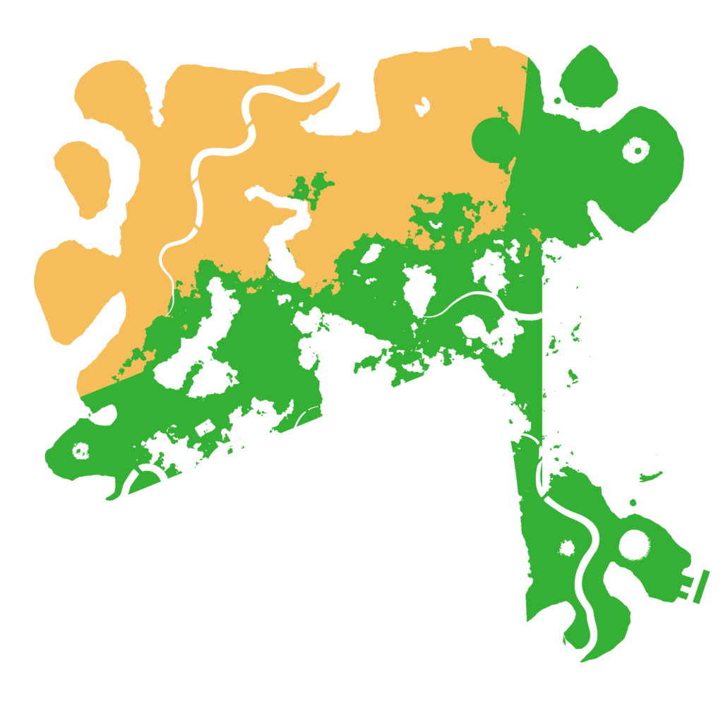Biome Rust Map: Procedural Map, Size: 4250, Seed: 365412223