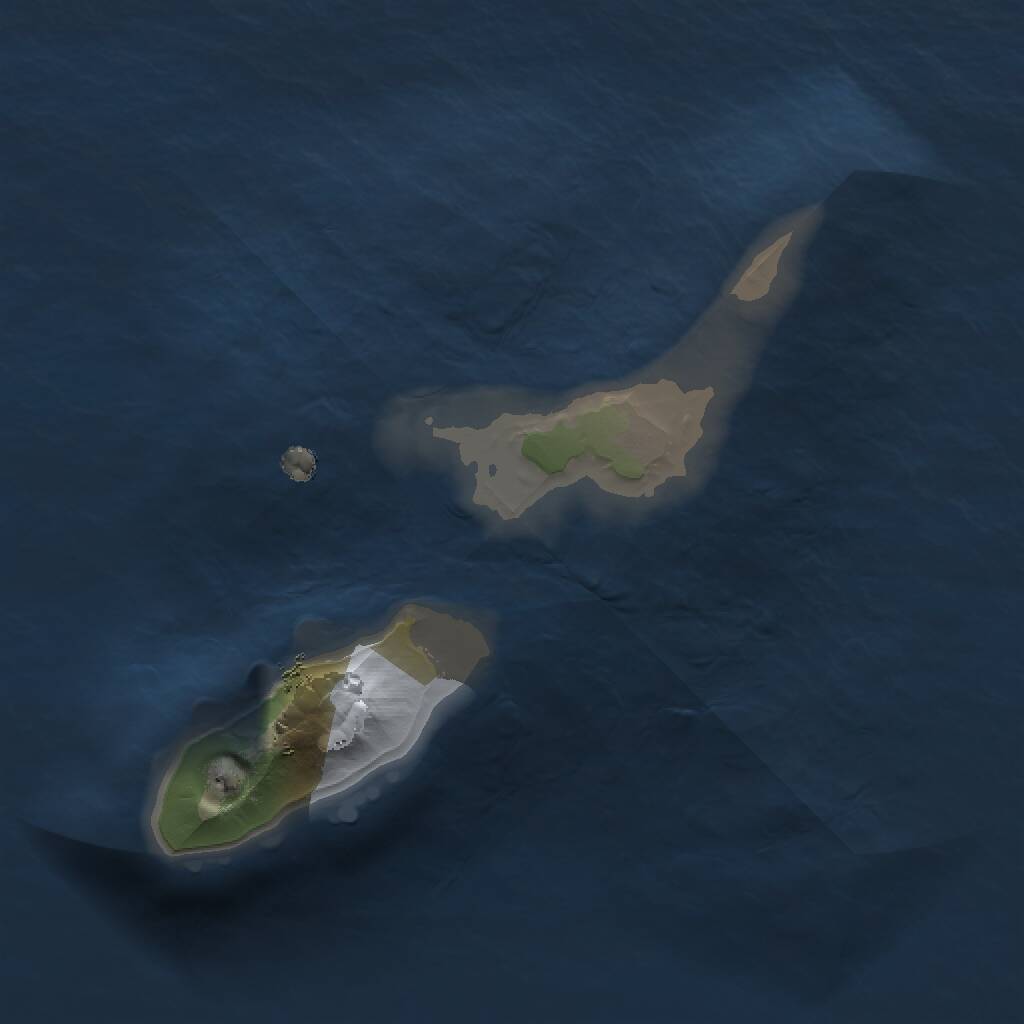 Rust Map: Procedural Map, Size: 1170, Seed: 555555, 1 Monuments