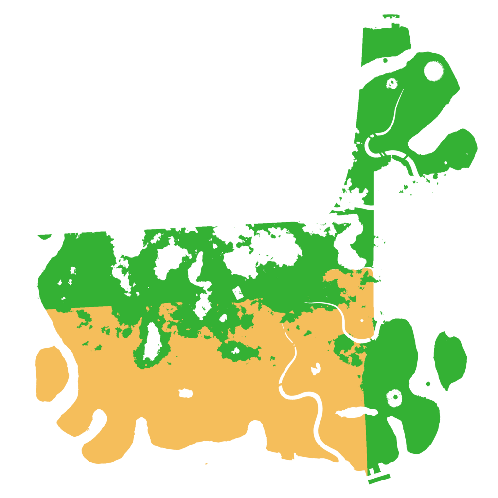 Biome Rust Map: Procedural Map, Size: 4500, Seed: 174211611