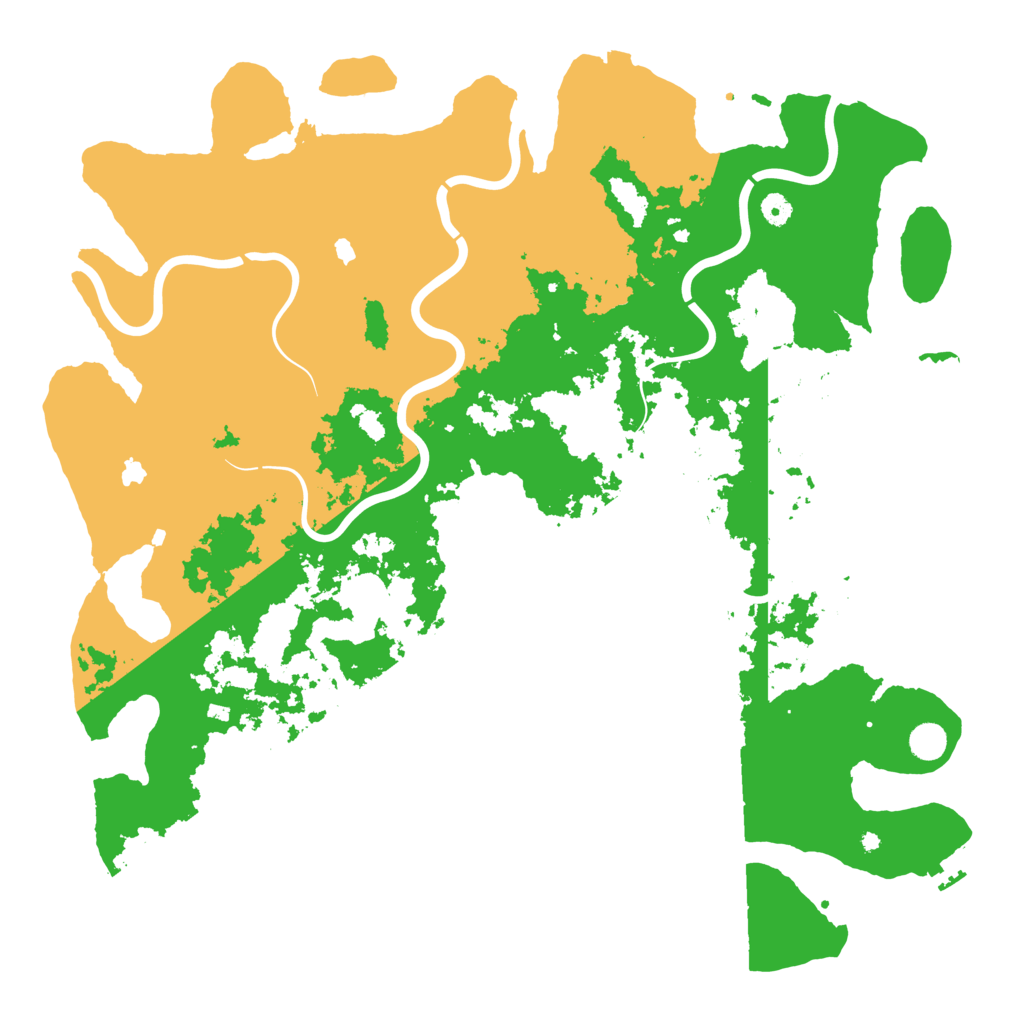 Biome Rust Map: Procedural Map, Size: 5000, Seed: 1130875741