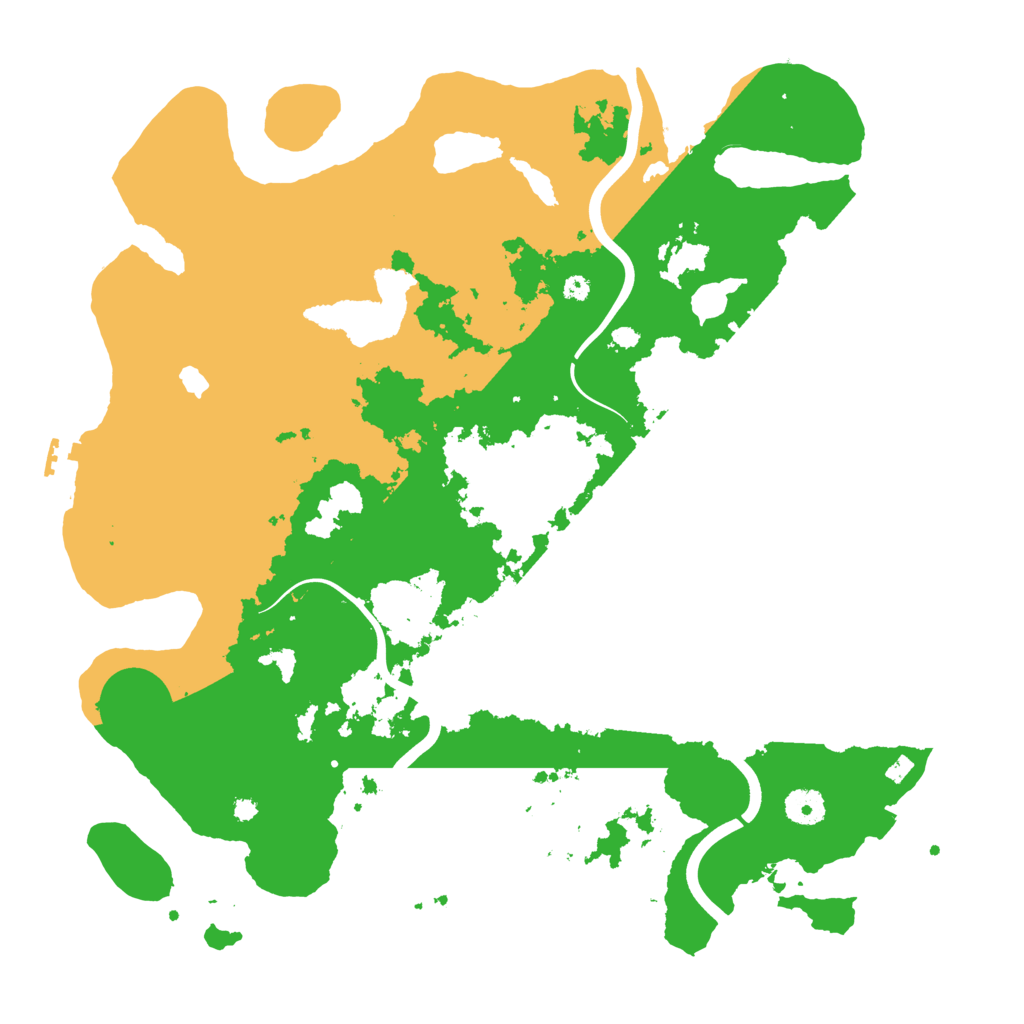 Biome Rust Map: Procedural Map, Size: 4000, Seed: 19970218