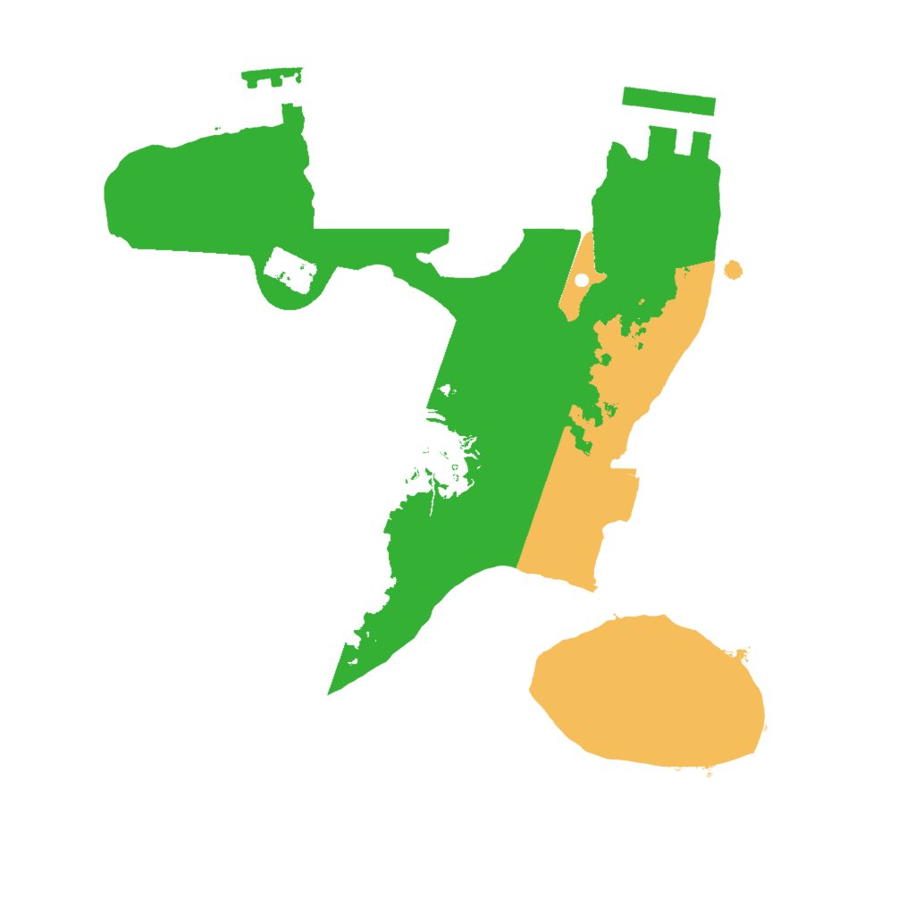 Biome Rust Map: Procedural Map, Size: 2000, Seed: 481462