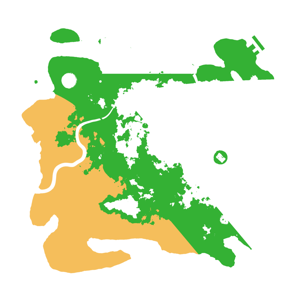 Biome Rust Map: Procedural Map, Size: 3500, Seed: 2015869840