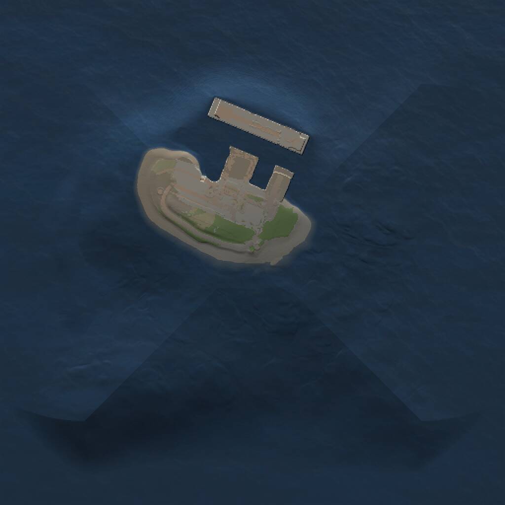 Rust Map: Procedural Map, Size: 1000, Seed: 1504147882, 2 Monuments