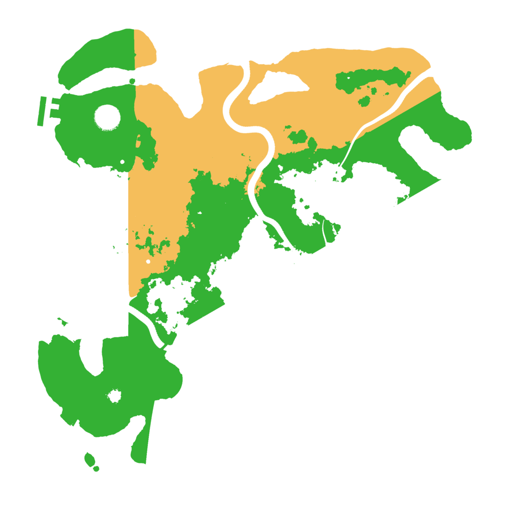 Biome Rust Map: Procedural Map, Size: 3500, Seed: 984666738