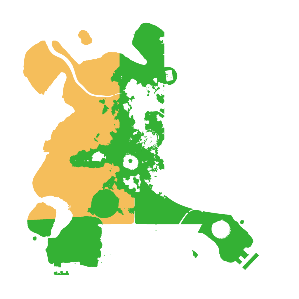 Biome Rust Map: Procedural Map, Size: 3000, Seed: 17224