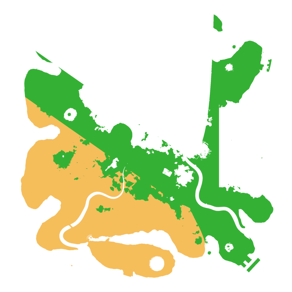 Biome Rust Map: Procedural Map, Size: 3500, Seed: 1733235908