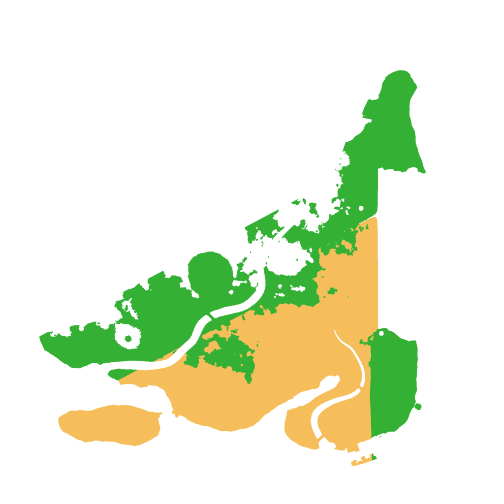 Biome Rust Map: Procedural Map, Size: 3000, Seed: 751157155