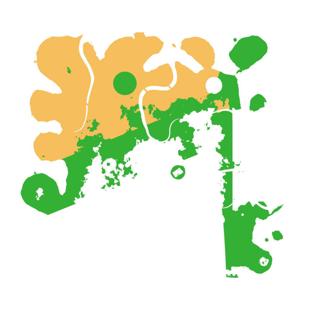 Biome Rust Map: Procedural Map, Size: 3500, Seed: 222273728