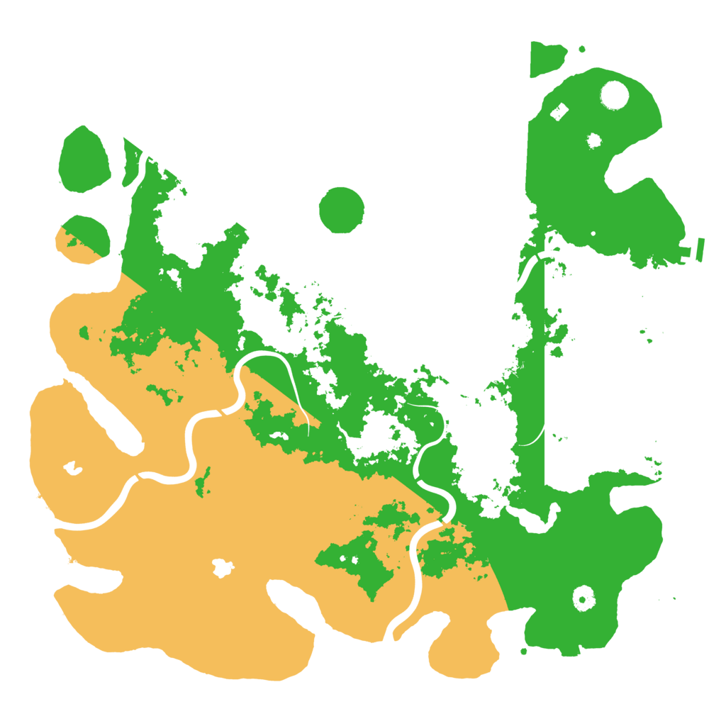 Biome Rust Map: Procedural Map, Size: 4500, Seed: 1874884845