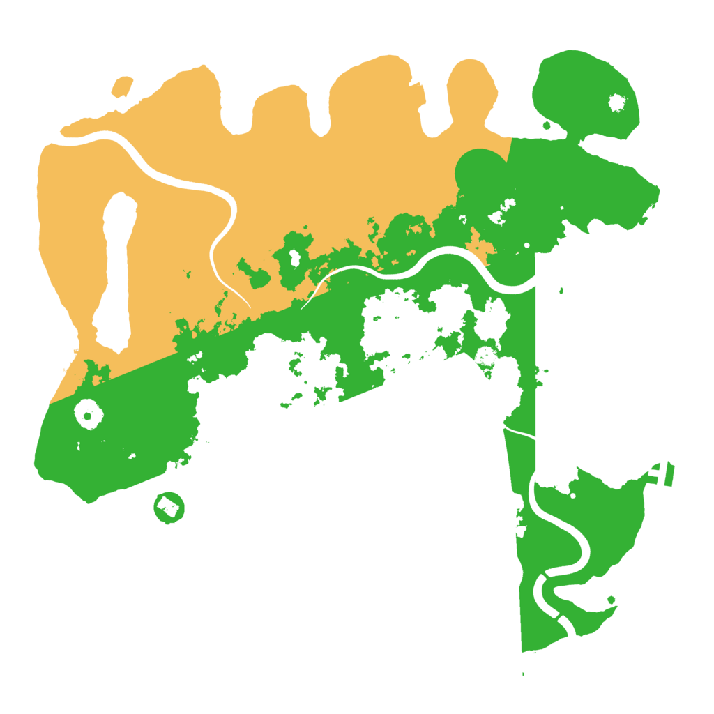 Biome Rust Map: Procedural Map, Size: 3750, Seed: 627216006