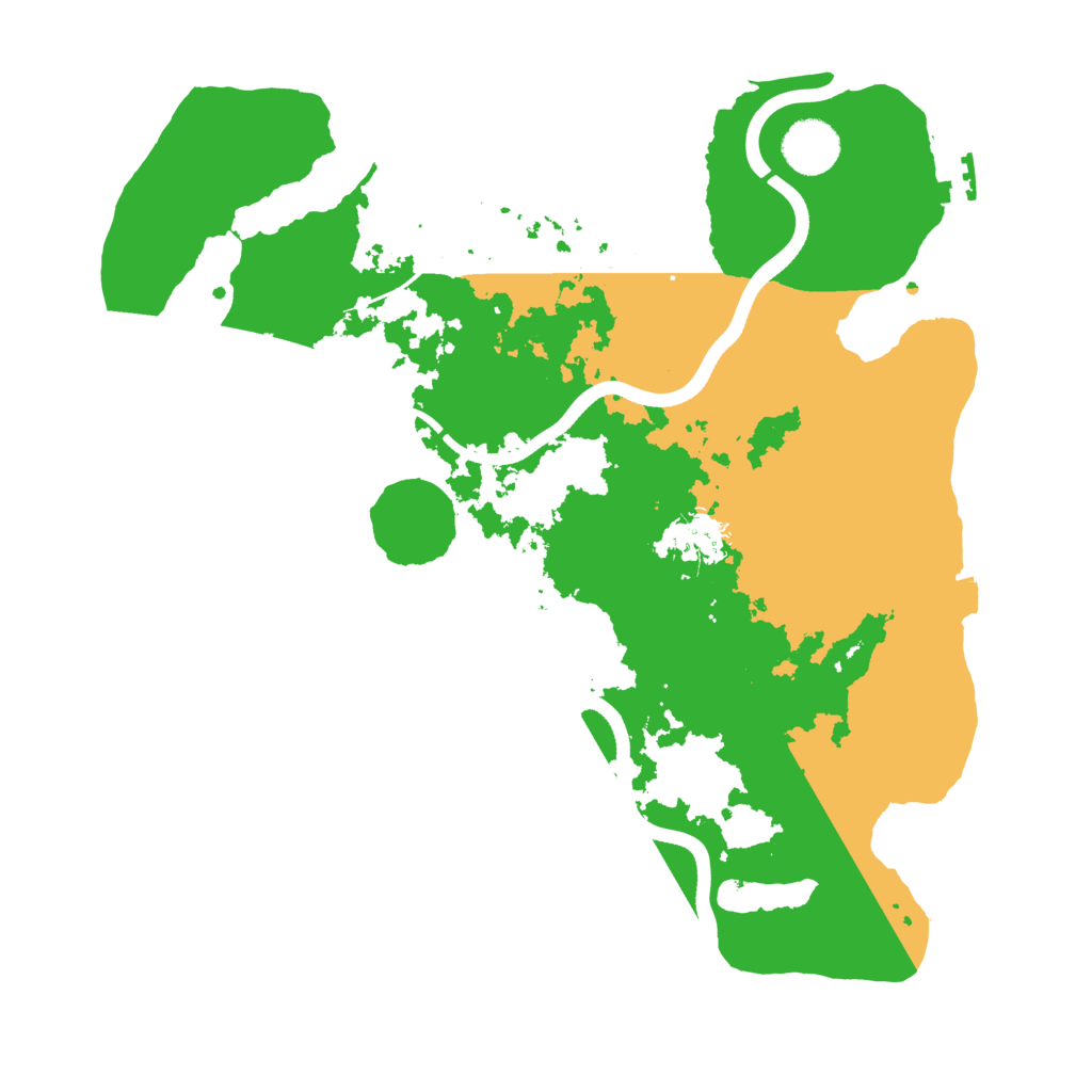 Biome Rust Map: Procedural Map, Size: 3500, Seed: 1386063342