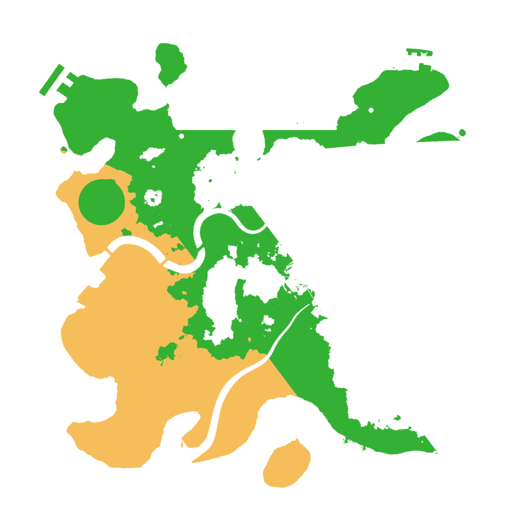 Biome Rust Map: Procedural Map, Size: 3000, Seed: 765637421