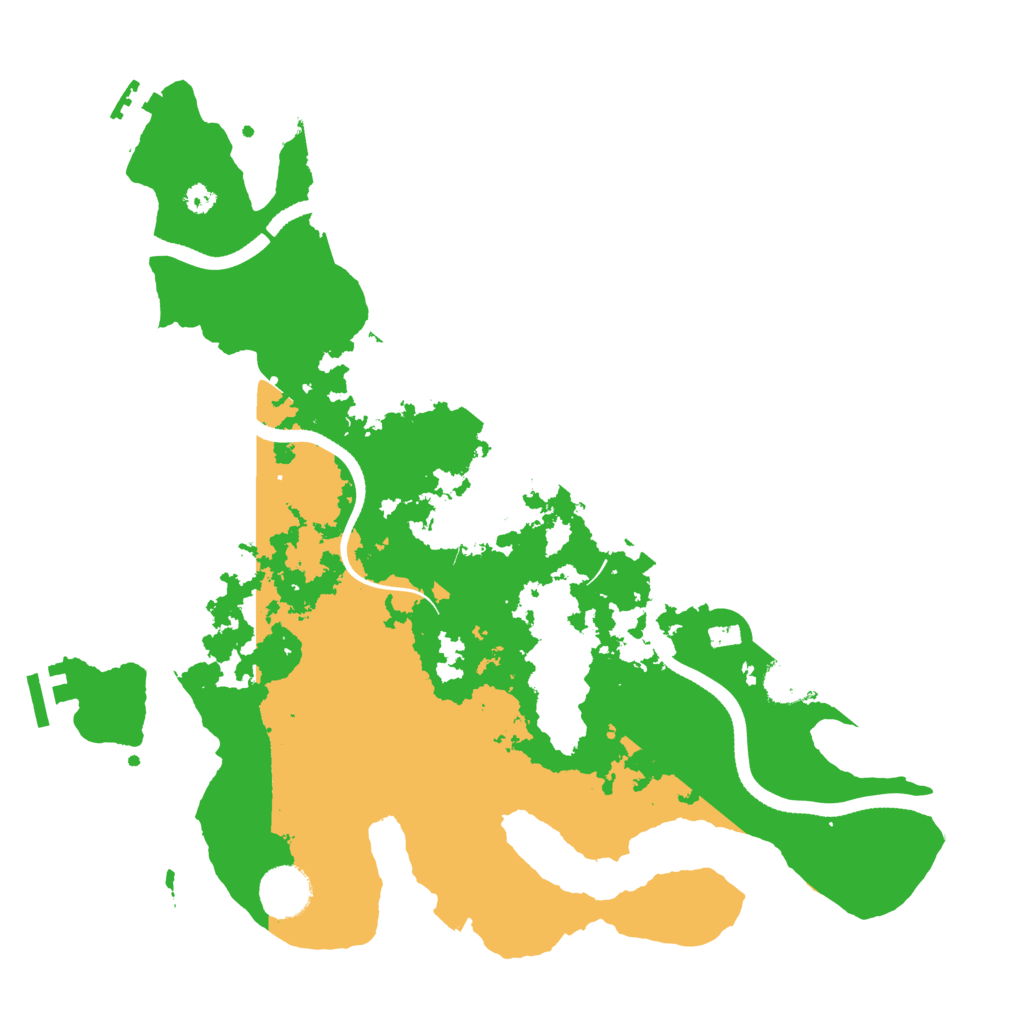 Biome Rust Map: Procedural Map, Size: 3500, Seed: 1197768444