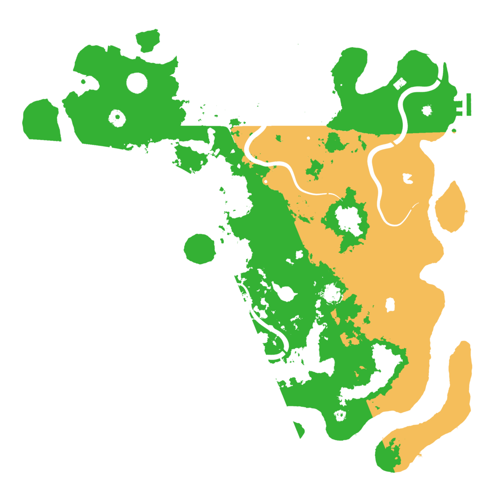 Biome Rust Map: Procedural Map, Size: 4500, Seed: 190878184
