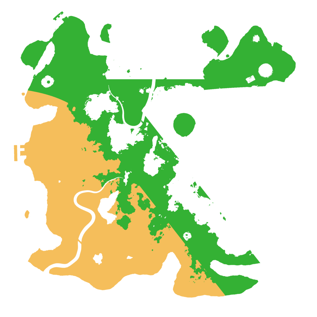 Biome Rust Map: Procedural Map, Size: 4000, Seed: 1237343566
