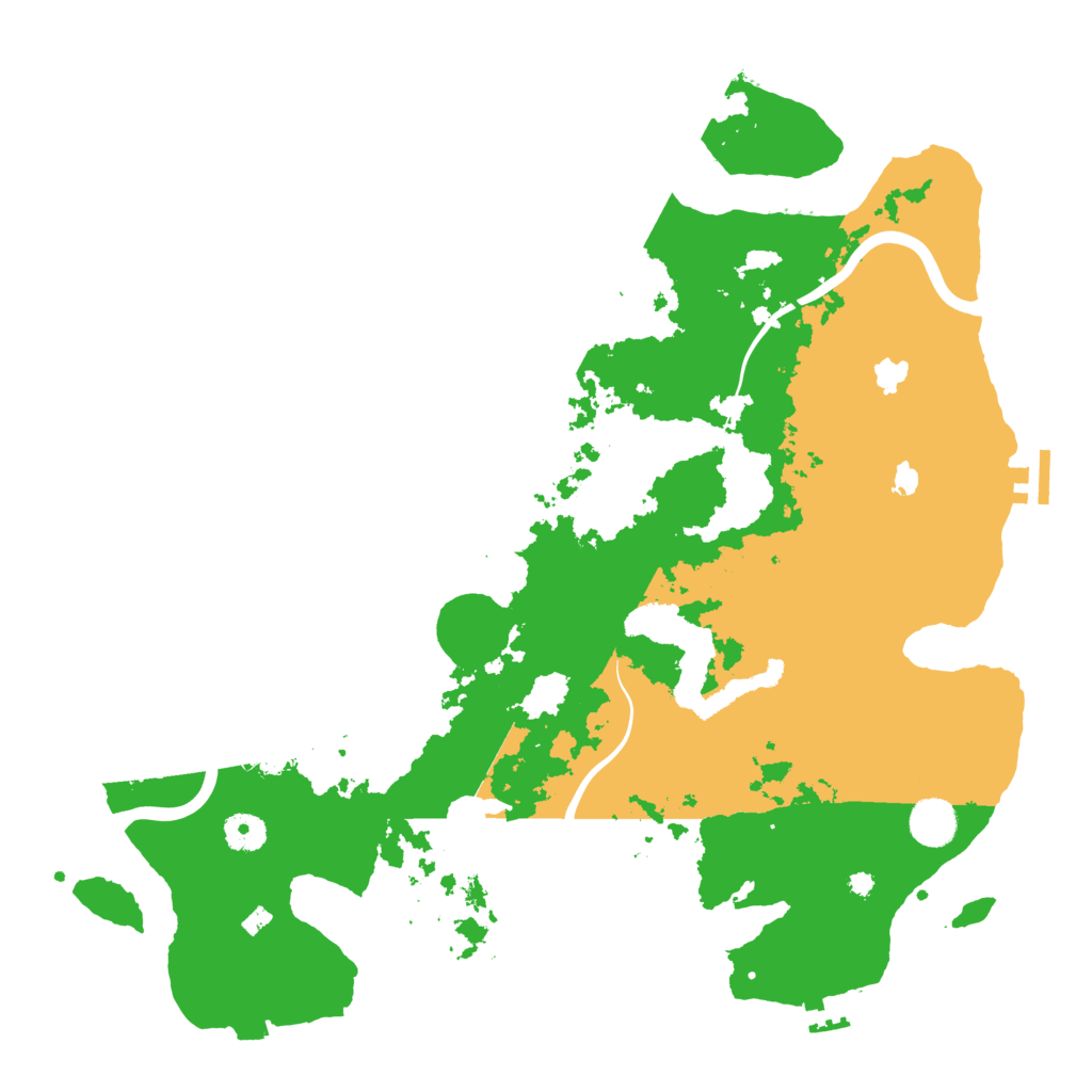 Biome Rust Map: Procedural Map, Size: 4050, Seed: 699511543