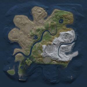 Thumbnail Rust Map: Procedural Map, Size: 2800, Seed: 2112138169, 9 Monuments