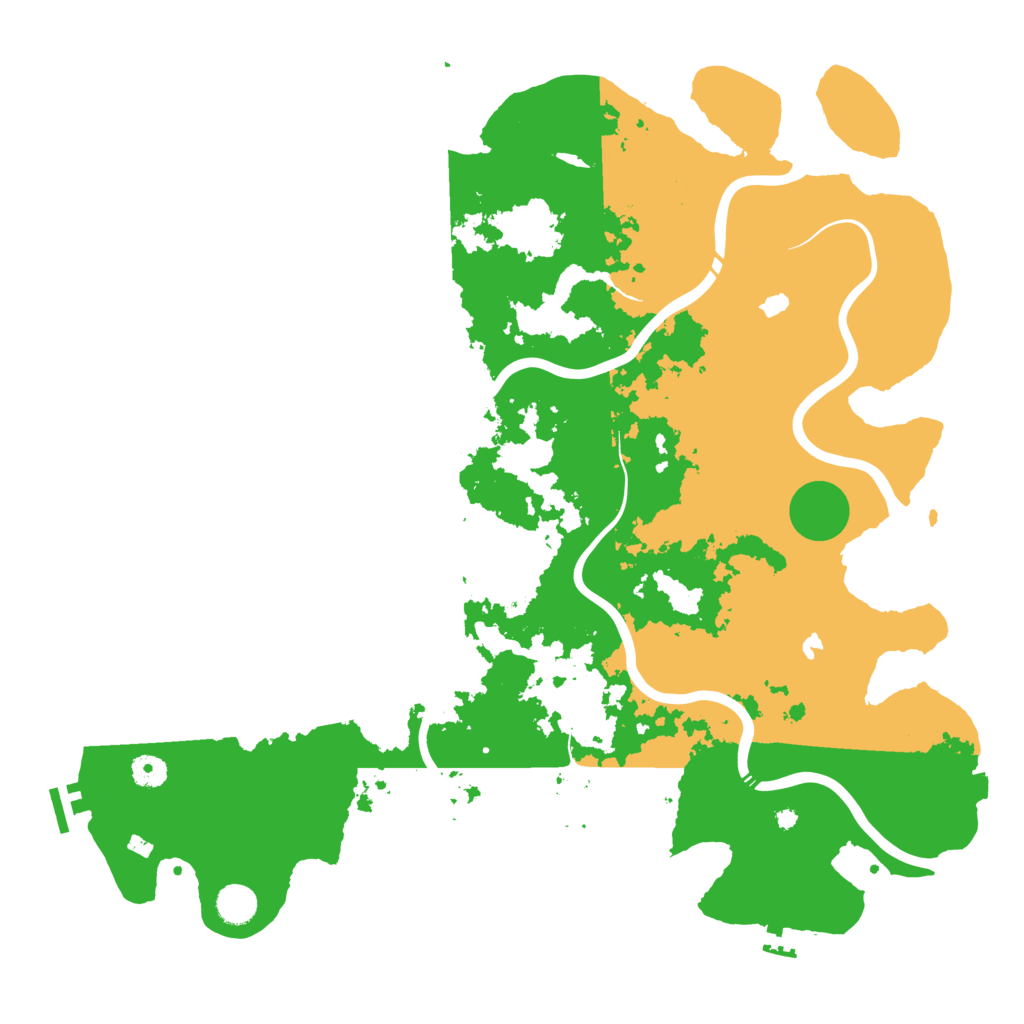 Biome Rust Map: Procedural Map, Size: 4500, Seed: 1605900049