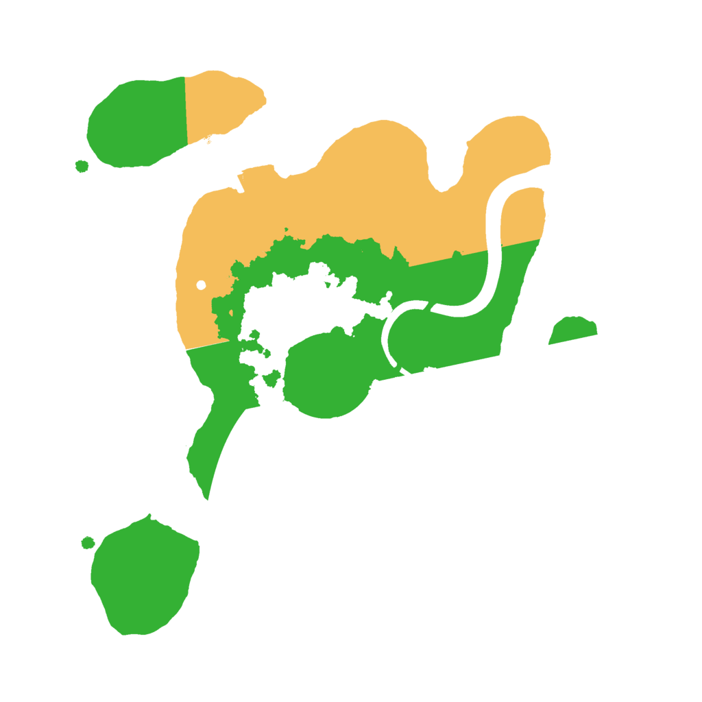 Biome Rust Map: Procedural Map, Size: 2200, Seed: 937471399