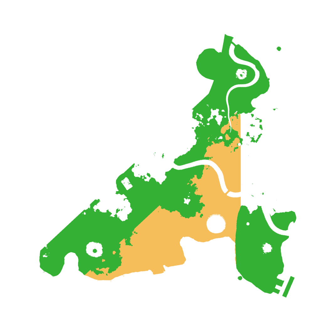 Biome Rust Map: Procedural Map, Size: 3000, Seed: 602657896