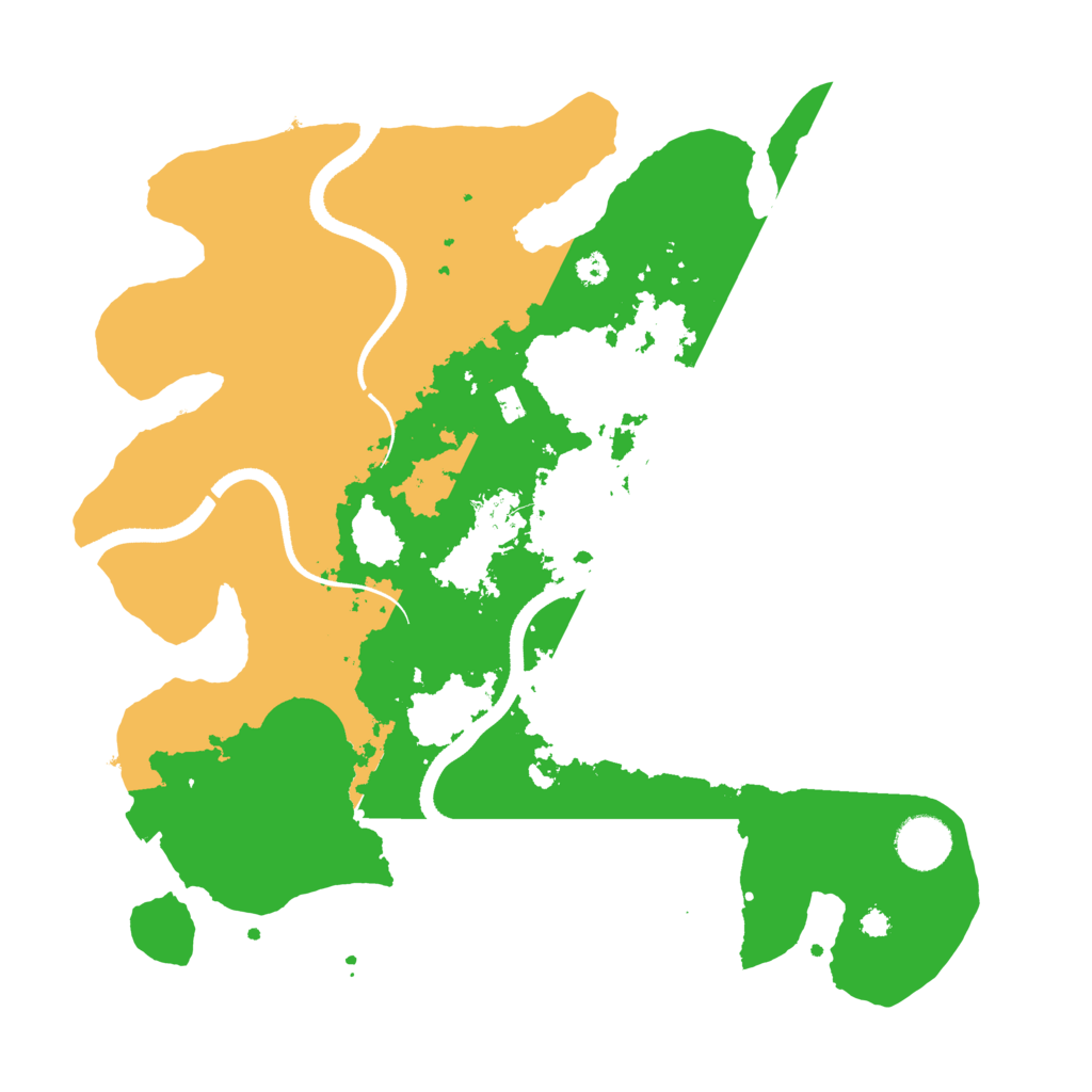 Biome Rust Map: Procedural Map, Size: 3500, Seed: 1927648433