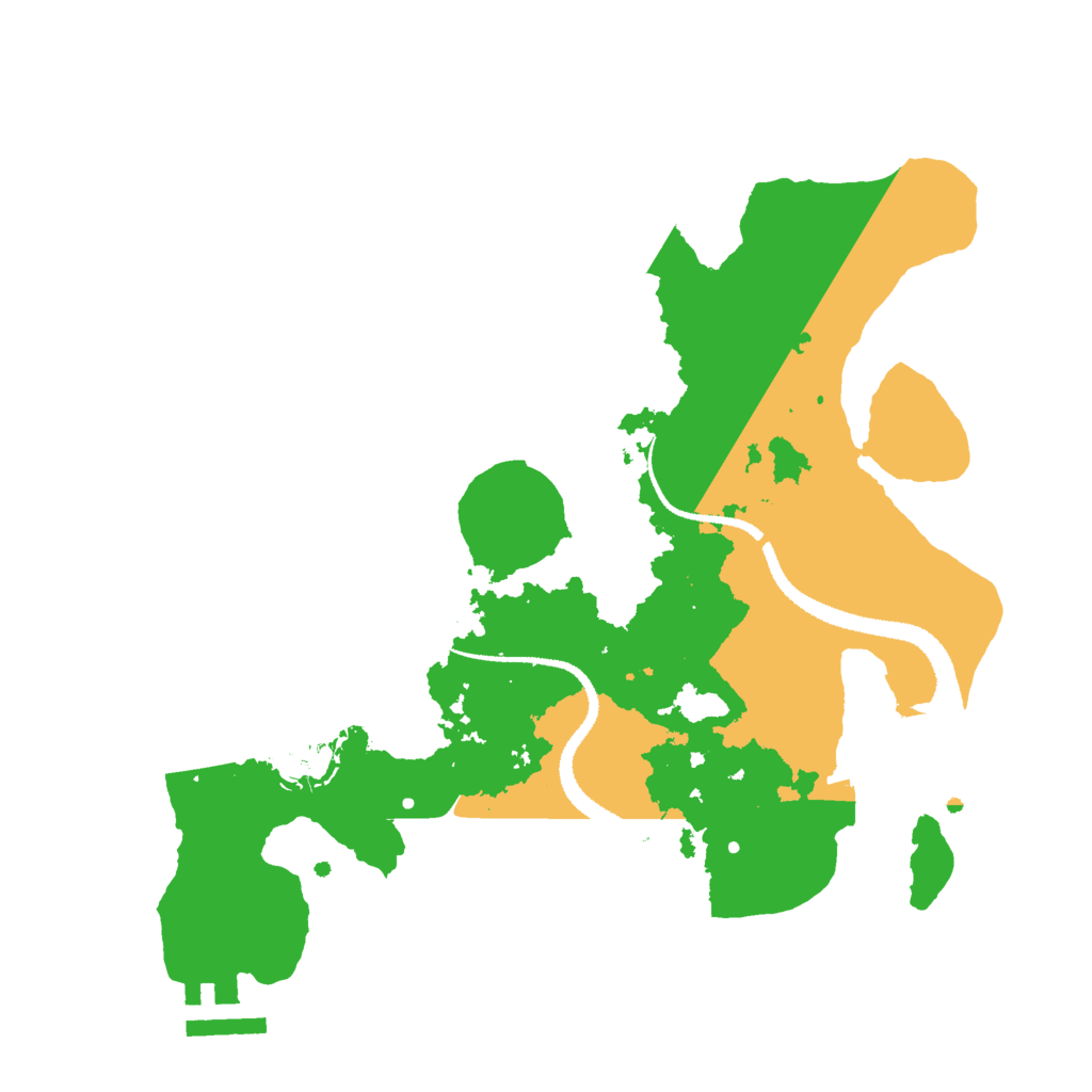 Biome Rust Map: Procedural Map, Size: 2750, Seed: 12300