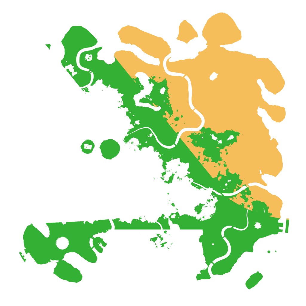 Biome Rust Map: Procedural Map, Size: 4300, Seed: 1092992288