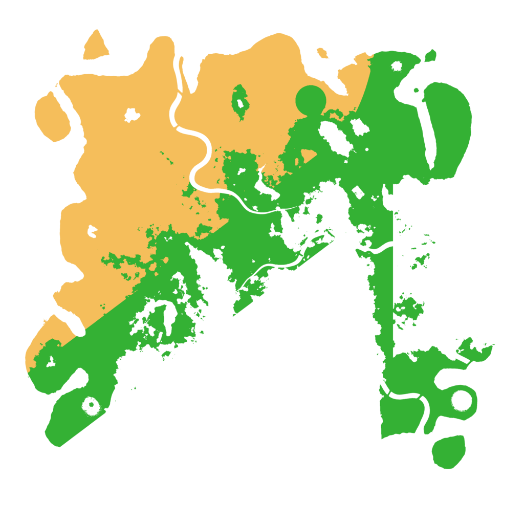 Biome Rust Map: Procedural Map, Size: 4500, Seed: 791980843