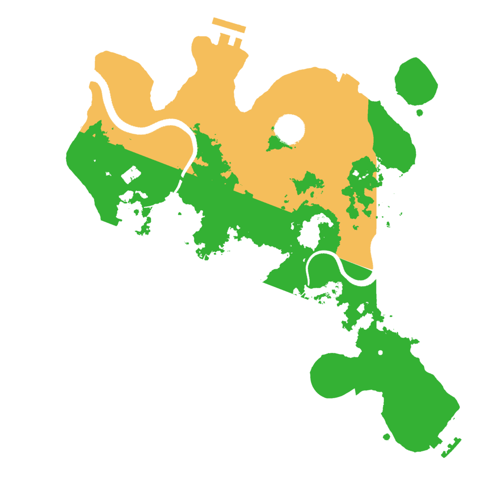 Biome Rust Map: Procedural Map, Size: 3000, Seed: 98898