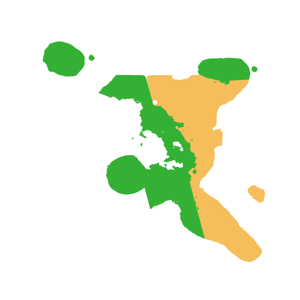 Biome Rust Map: Procedural Map, Size: 2064, Seed: 1382532