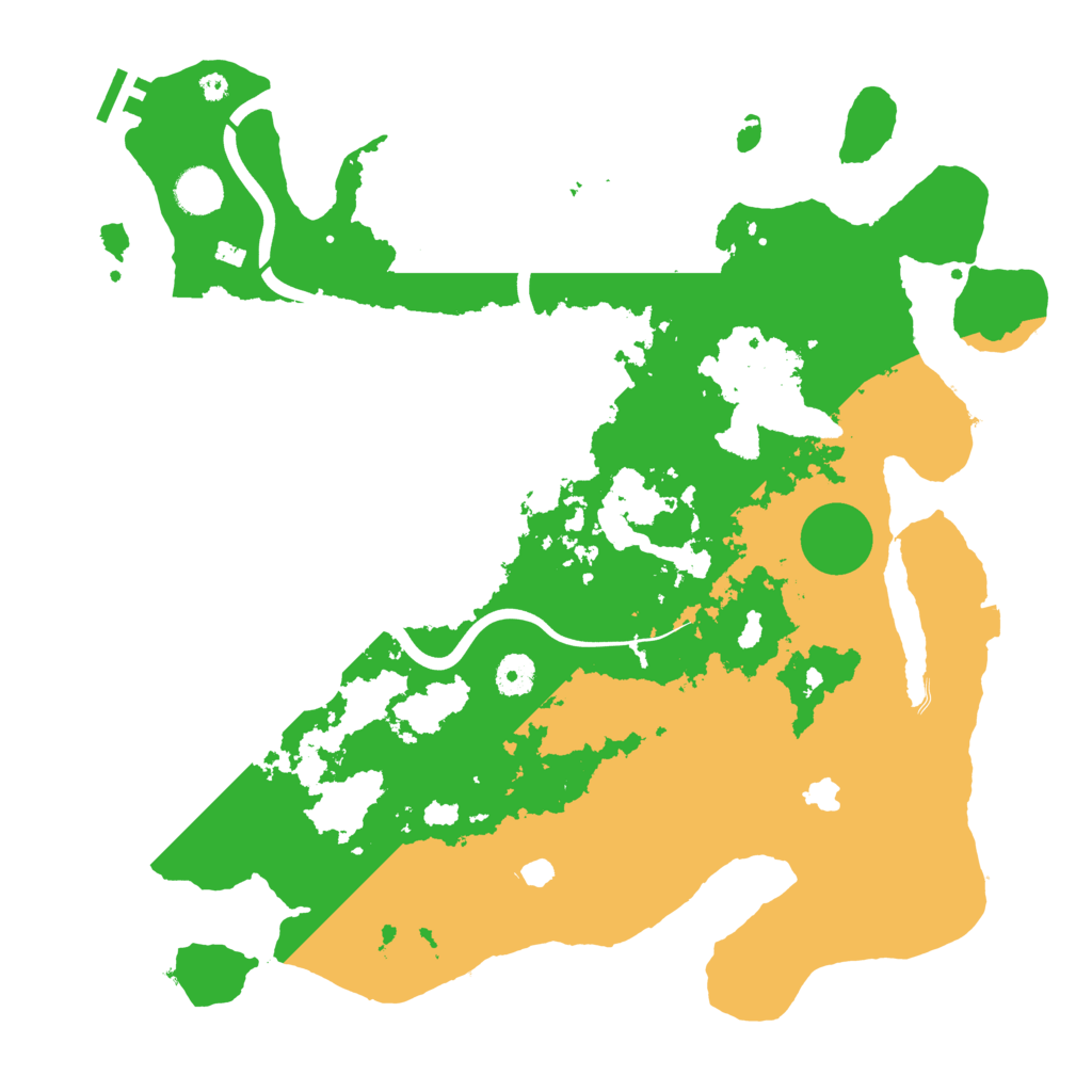 Biome Rust Map: Procedural Map, Size: 4000, Seed: 1981658103