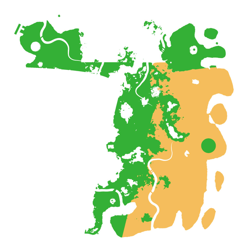 Biome Rust Map: Procedural Map, Size: 4500, Seed: 454464781